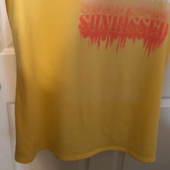 TORRID SUNKISSED Yellow Graphic Tee with Sunkissed Print WOMEN PLUS SIZE 2X NWOT - Picture 4 of 10